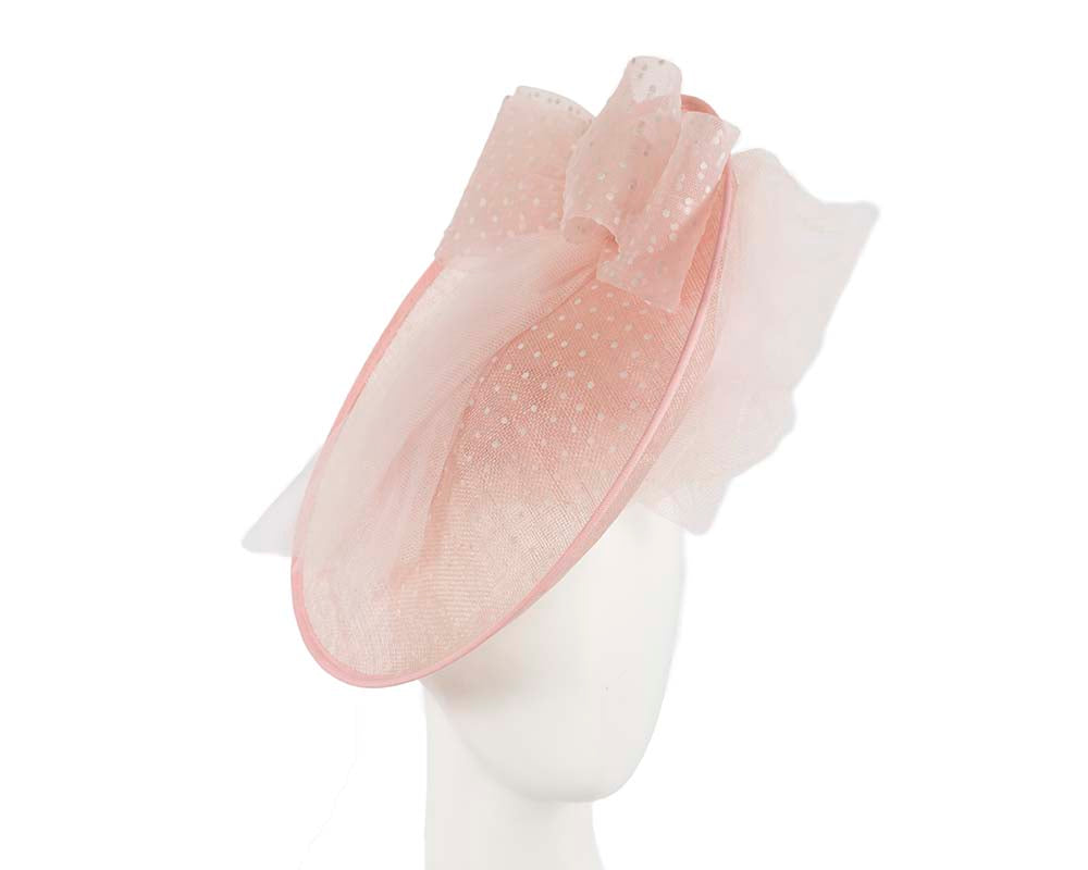 Large pink plate hatinator by Cupids Millinery Melbourne-0